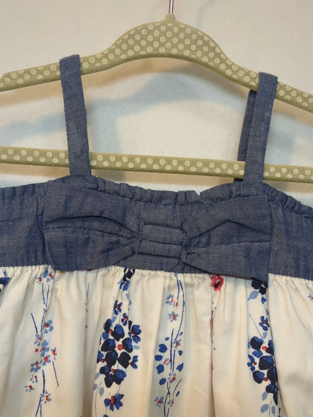 Baby Gap Red White and Blue Floral Dress 12-18 months